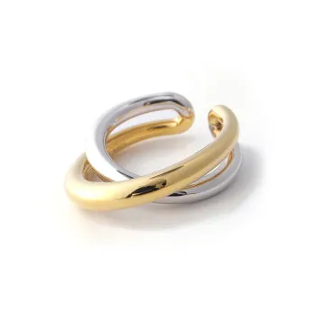 Charlotte Chesnais Initial Two tone Design Ring