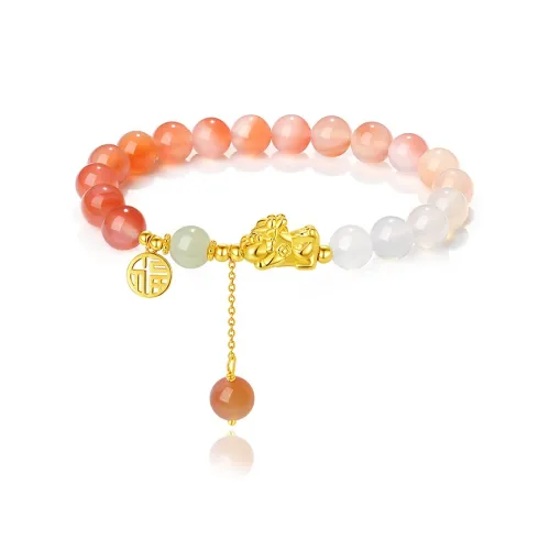 YINCHIE 999 Fine Silver Pure Silver Bracelets Women's