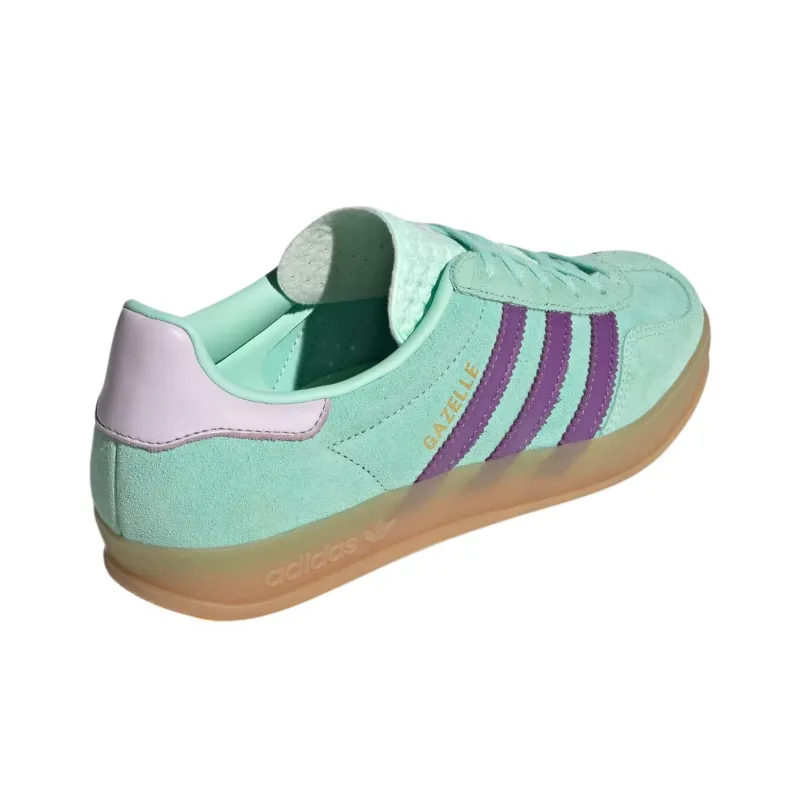 Adidas Gazelle Indoor Clear Mint Active Purple Women's-3