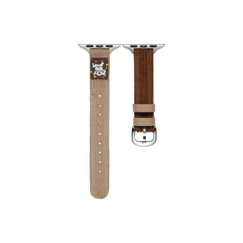 PULAISI Watch Bands Apple Compatibility 190mm Corduroy Material-8
