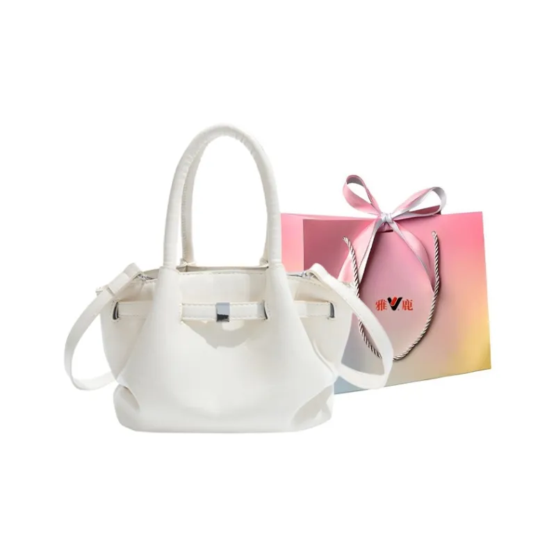 Yalu PU Shoulder Bag, Crossbody Bag, Handbag Women's Pink/White/Black-7