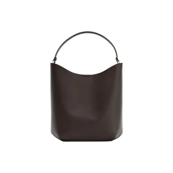 ZARA Polyurethane Shoulder Bag Women's Brown