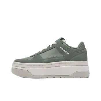 COACH Low Top Skateboard Shoes Women's Green