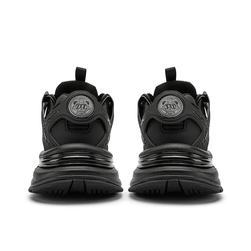 K WANG Height Increasing Wear Resistant Slip Resistant Low Top Chunky Sneakers Unisex-16