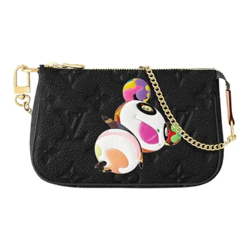 LOUIS VUITTON X Takashi Murakami Mini Pochette Accessoires Black