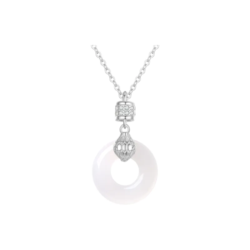 Di Su Xing Chalcedony Jade Necklaces Women's-0