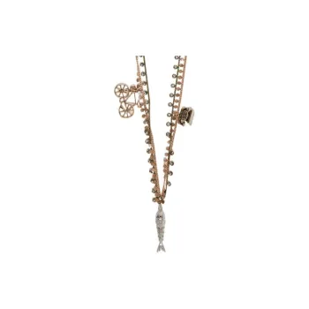 WEEKEND MaxMara Glass Necklaces Women's Gold