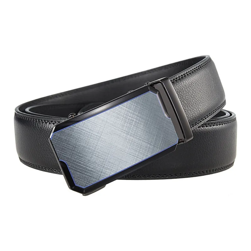 Yalu Split Cow Leather Belts Men's Width 3.5CM-1