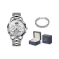 Men's Steel Band Raw White