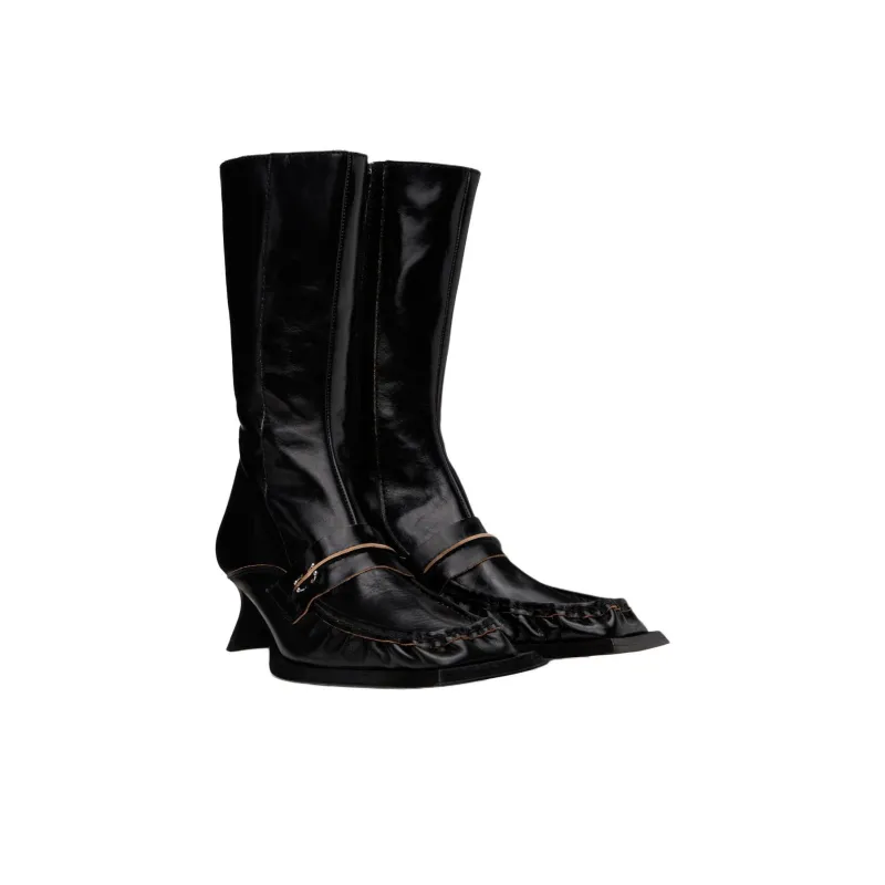 MIISTA Ankle Boots Women's Black-2