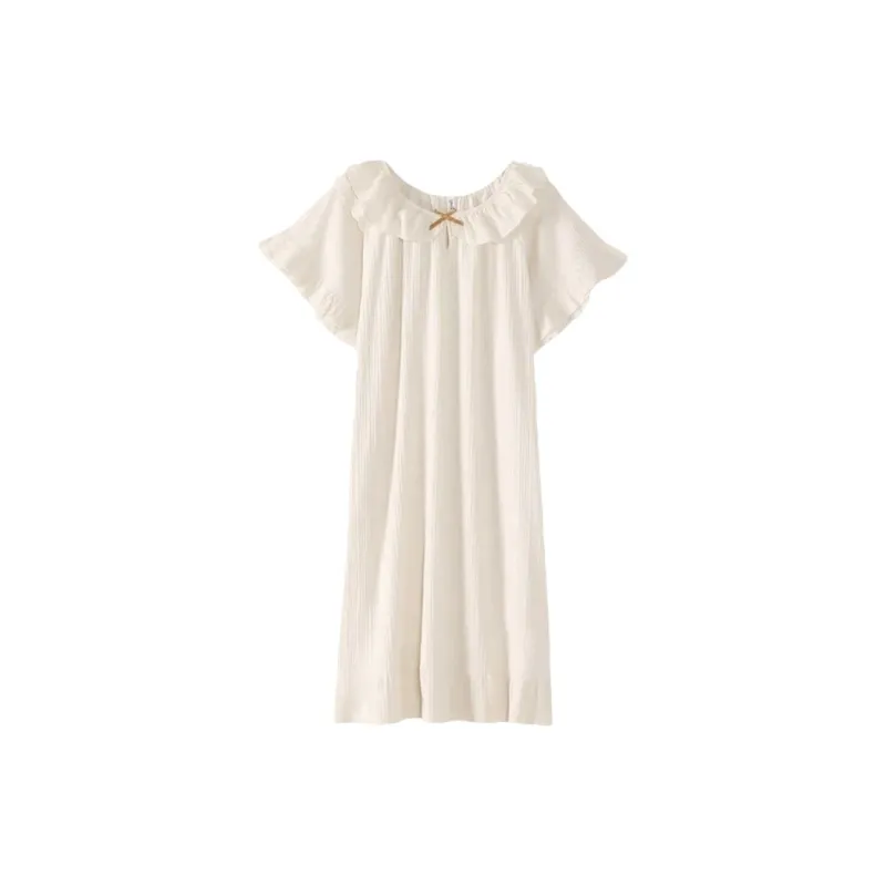 Xiang Ning Pai Nightgown Women's Beige-0