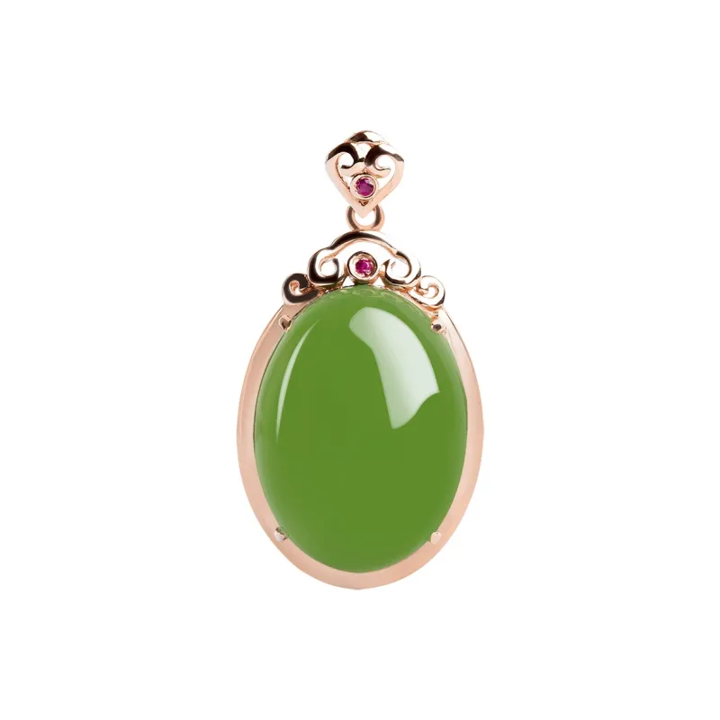 Royal Heaven's Choice Hetian Jade Pendants Jasper Women's-5