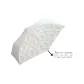 [Tri-Fold Colored Rubber]Crisscross Floral Print Ecru