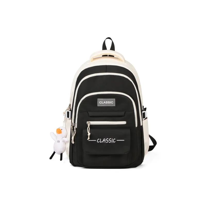VINEY Fabric Backpack Large Size Unisex Multicolor-8