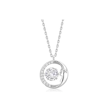 KADER 925 Sterling Silver Necklaces Women's Silver Box