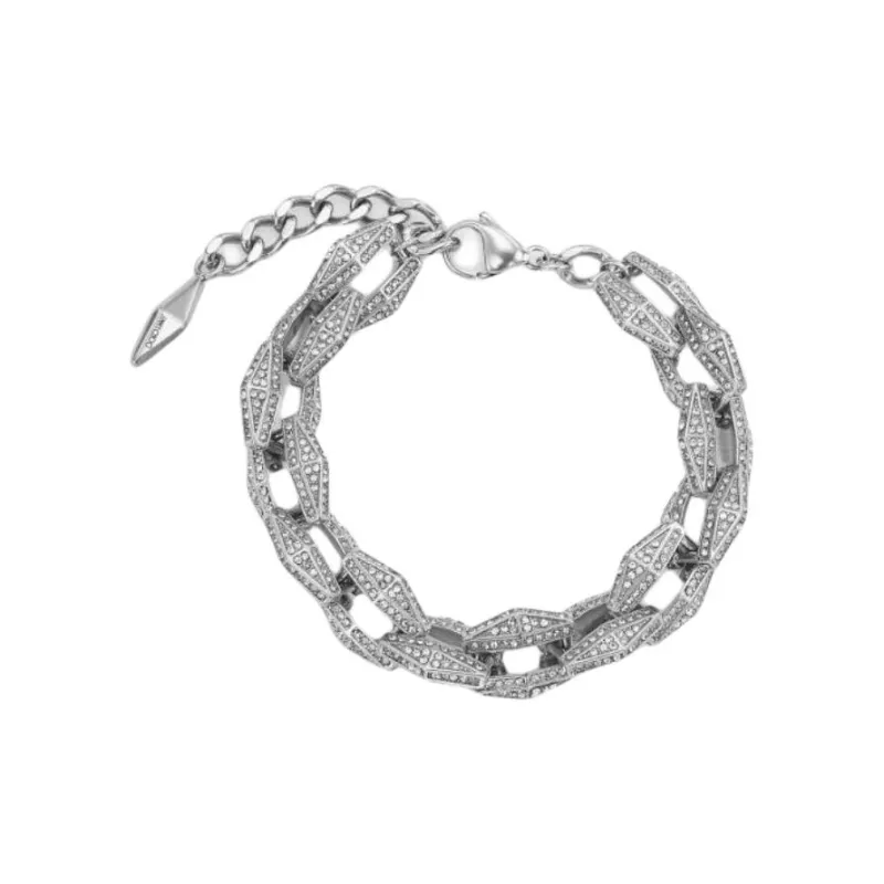 Jimmy Choo Crystal Bracelets Women's Silver-0