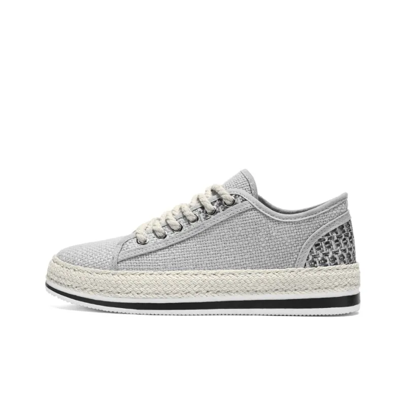 PLAY COBBLER Anti-Slip And Wear-Resistant Breathable Low-Top Canvas Shoes Men's-6