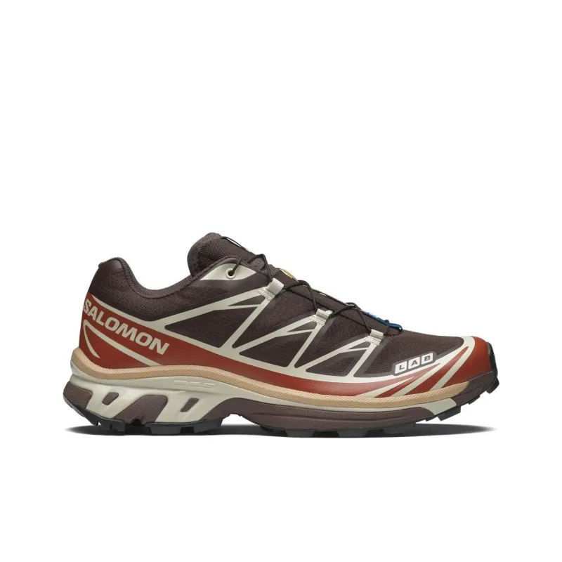 SALOMON XT 6 Anti Slip Wear Resistant Low Top Casual Trail Running Training For Urban Commutes Running Shoes Unisex Tan-1