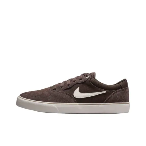 Nike SB Chron 2 Anti-Slip Wear-Resistant Low-Top Skateboard Shoes Unisex Brown
