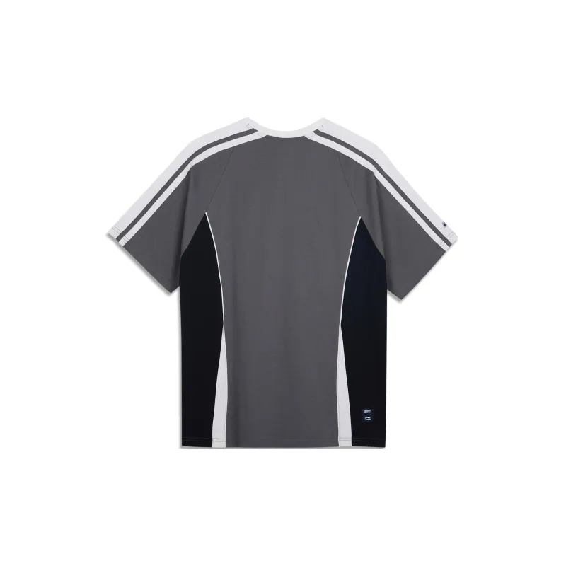 LiNing x LEAGUE OF LEGENDS Sports Life Collection T Shirt Unisex Coal Smoke Gray/Black-1