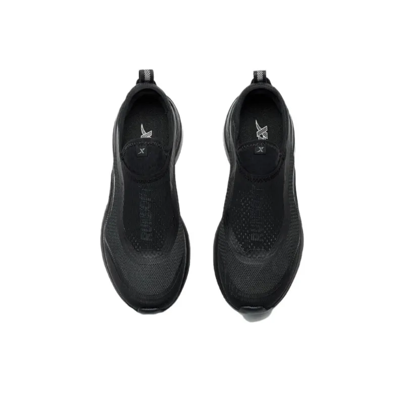 XTEP Soft Cube Cushioning Wear Resistant Low Top Casual Running Shoes Men's Black-3
