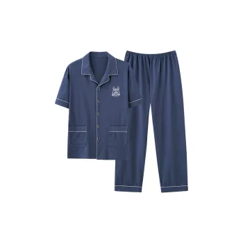 MADALLO Pajama Set Men's Navy Blue