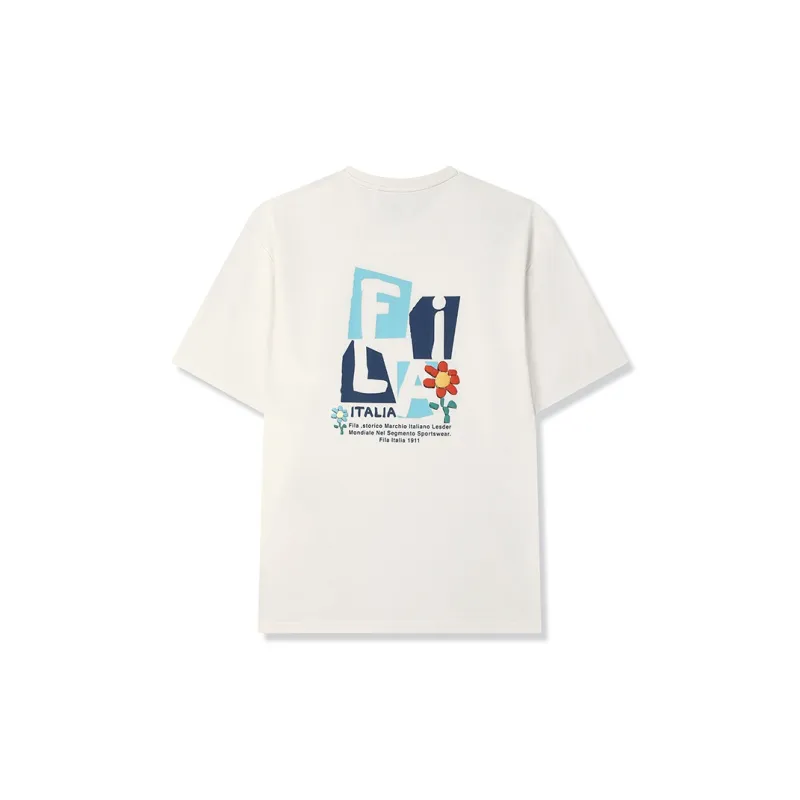 FILA ORIGINALE T Shirt Unisex Steam White-1
