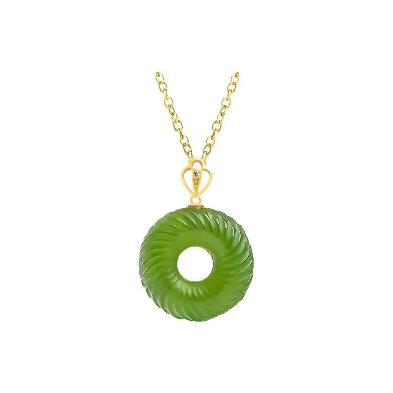 Royal Heaven's Choice Hetian Jade Pendants Jasper Women's-0