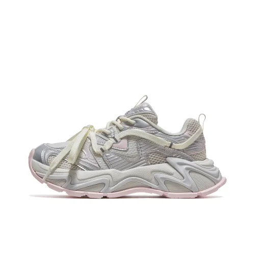 CAMEL Breathable Slip-Resistant Cushioning Low-Top Chunky Sneakers Women's