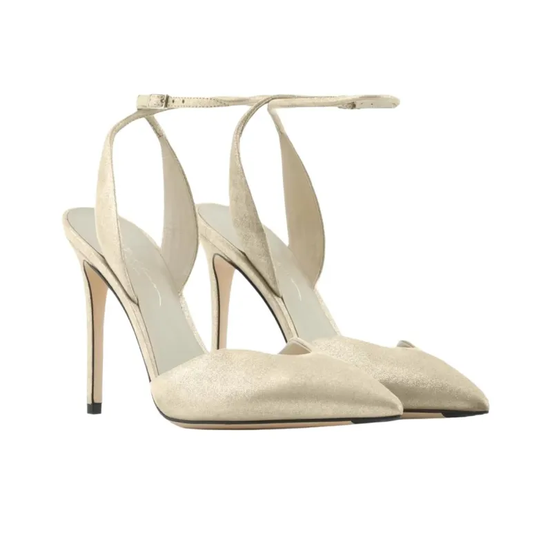 AMANI Liquid Slim Heel High Heels 10.5cm Women's Beige-2