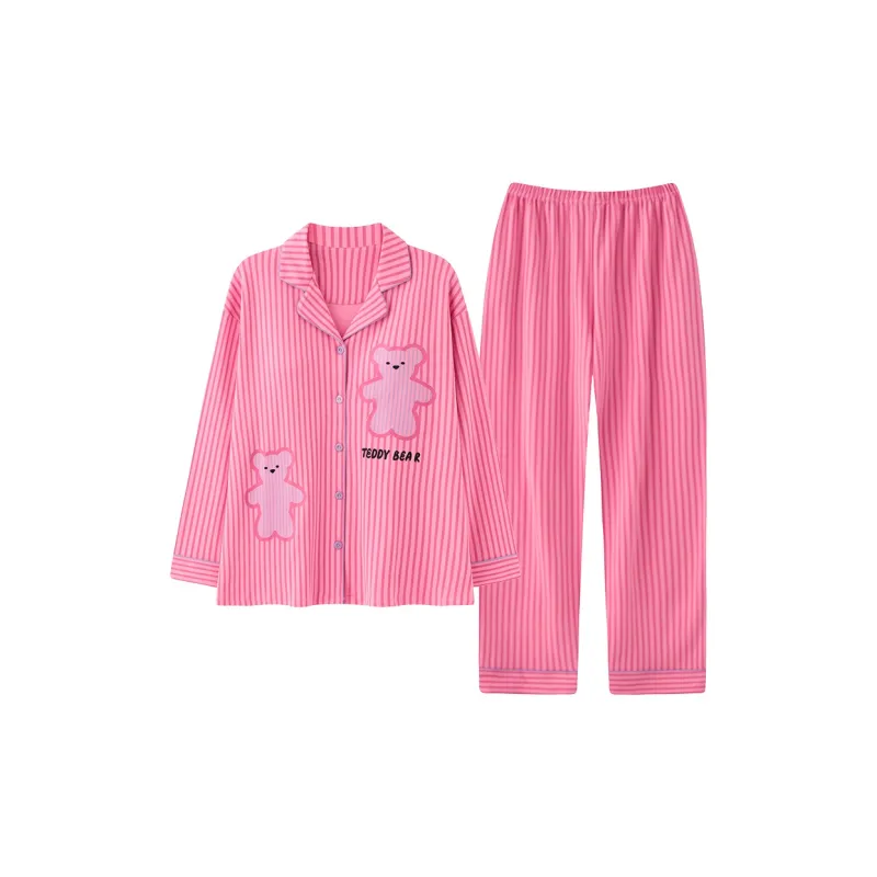 Chun Xi Pajama Set Women's Rose Red-0