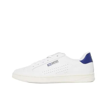 DIESEL S Athene VTG Low Top Skateboard Shoes Men's White Blue