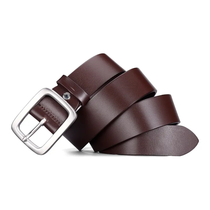 Yamaichi Maru Top Grain Cow Leather Leather Belts Men's 3.7 Cm-3