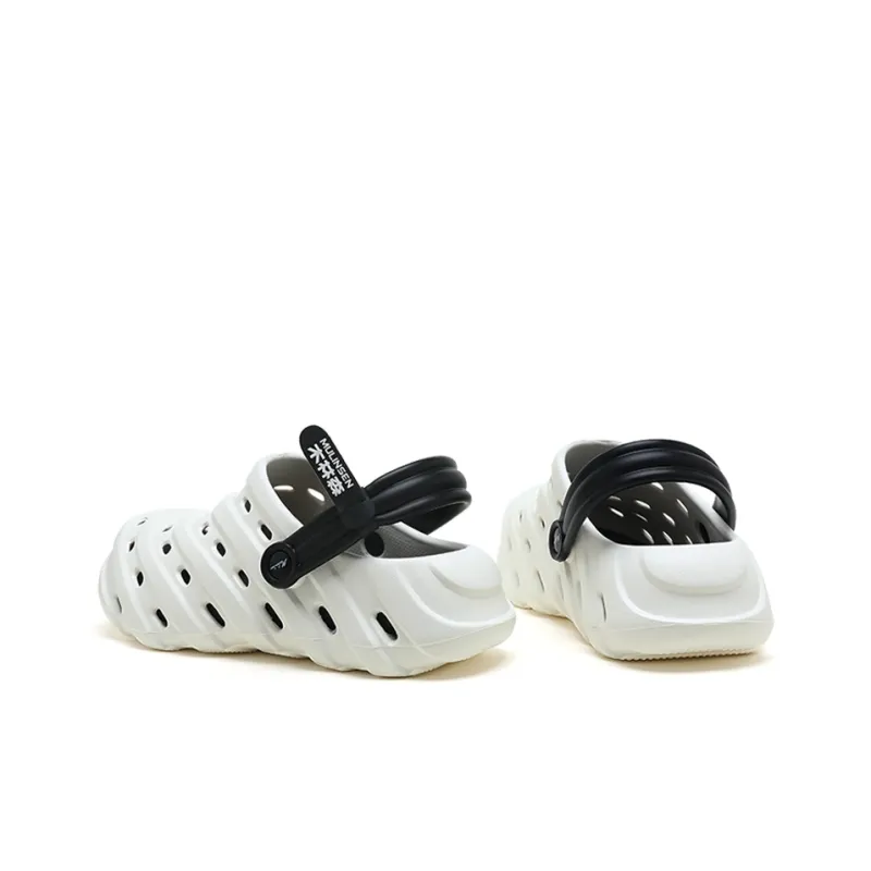 Mulinsen Clogs Men's White Black-3