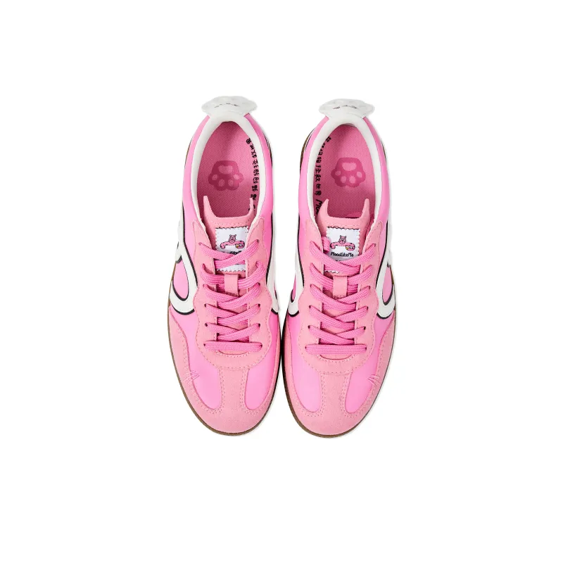 MOOD LIKE ME Low Top Cat Step German Army Trainers Skateboard Shoes Unisex Tiger Pink-1