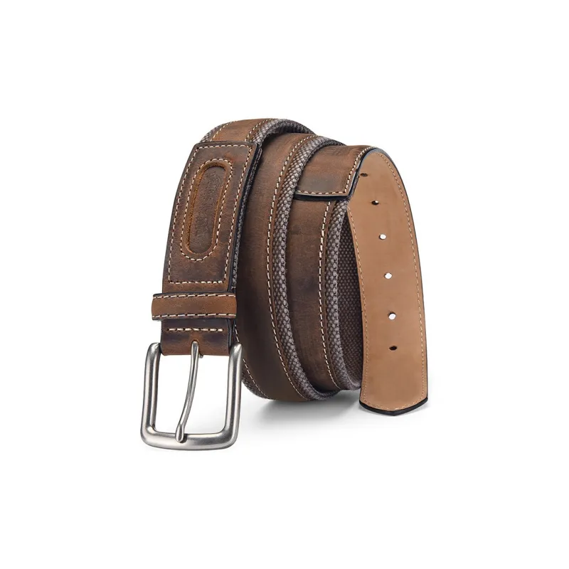 JKEM Cowhide Alloy Leather Belts Unisex 3.5cm-8
