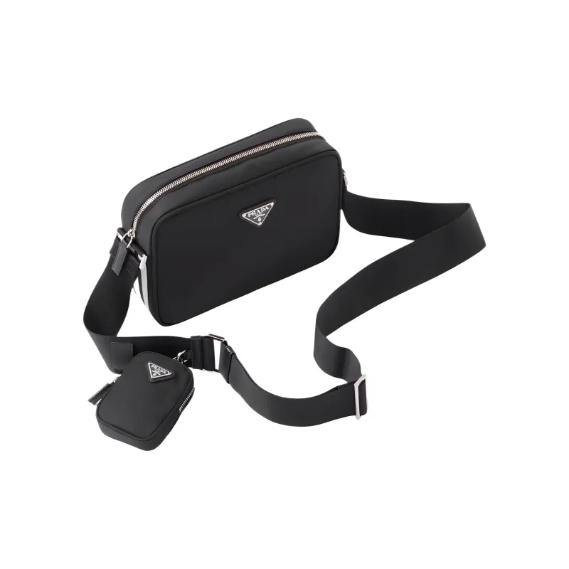 PRADA Adidas Re Nylon Shoulder Bag Black-1
