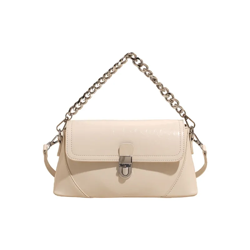 Yalu PU Handbag Women's Silver/Ecru/Khaki/Green/Black-8