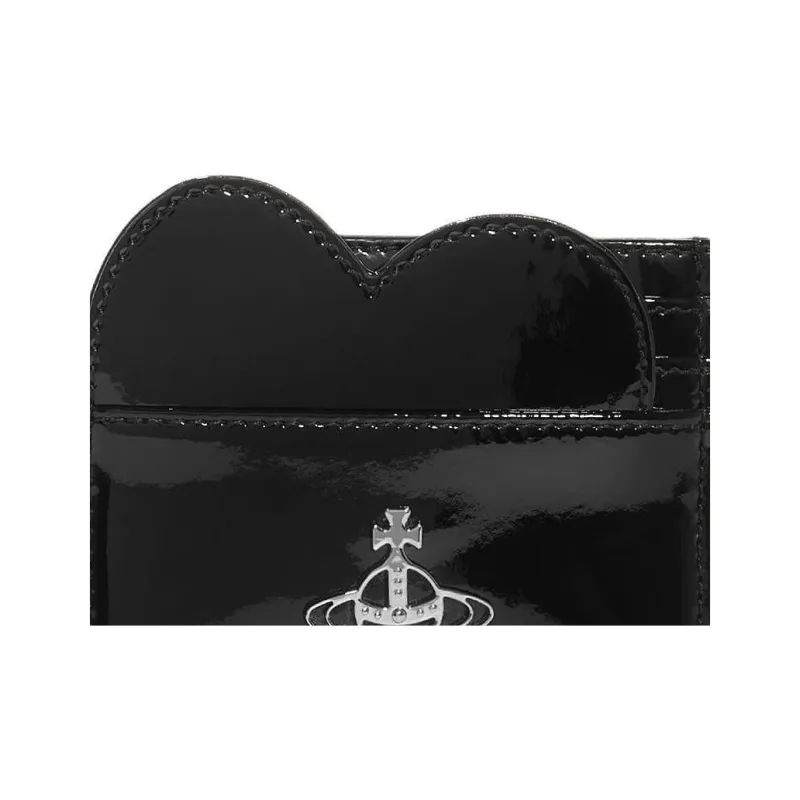 Vivienne Westwood Leather Card Holder Women's Black-4