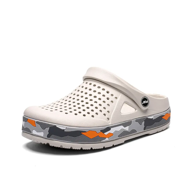 JEANSWEST Fashion Niche Design, Cloud Like Clogs Men's-8