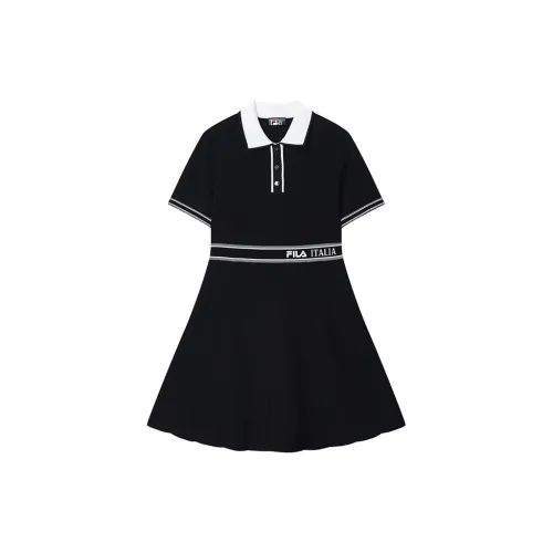 FILA Short Sleeved Dresses Women's Legend Blue