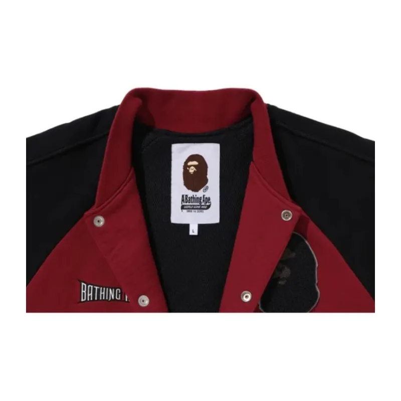 Bape Sweat Varsity Jacket-4