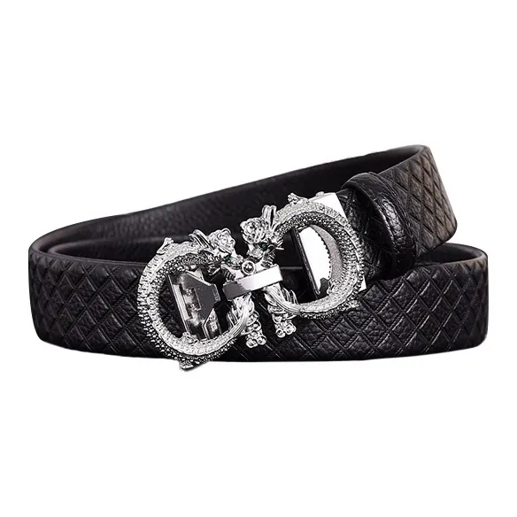 JKEM Cow Split Leather Leather Belts Unisex 3.5cm-18