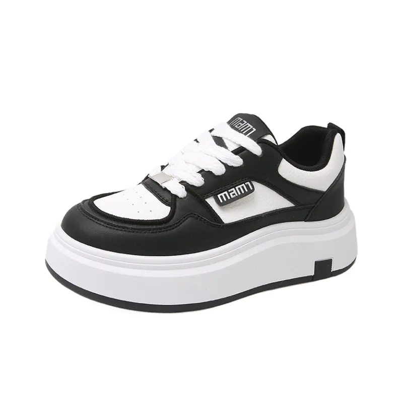 Lycakington Breathable Height Increase Low Top Skateboard Shoes Women's-0