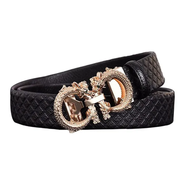 JKEM Cow Split Leather Leather Belts Unisex 3.5cm-14