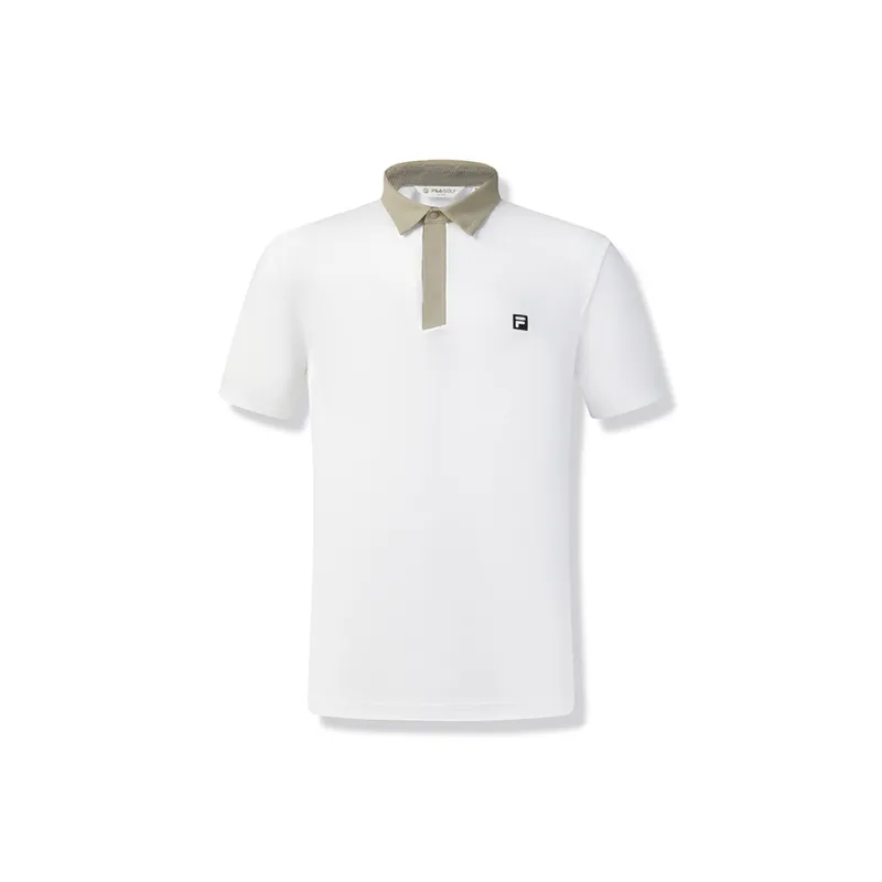 FILA Golf Series Polo Shirt Men's Jade White-1