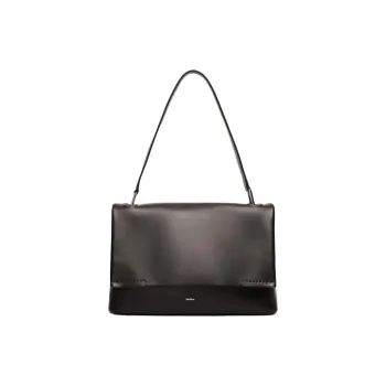 MaxMara Calfskin Shoulder Bag Women's Black
