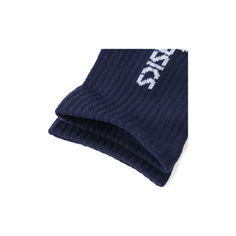 Asics Mid Calf Socks Unisex 1 Pack Dark Blue-3