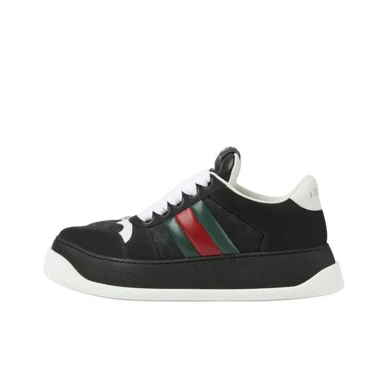 GUCCI Screener Low-Top Casual Shoes Men's Black-0