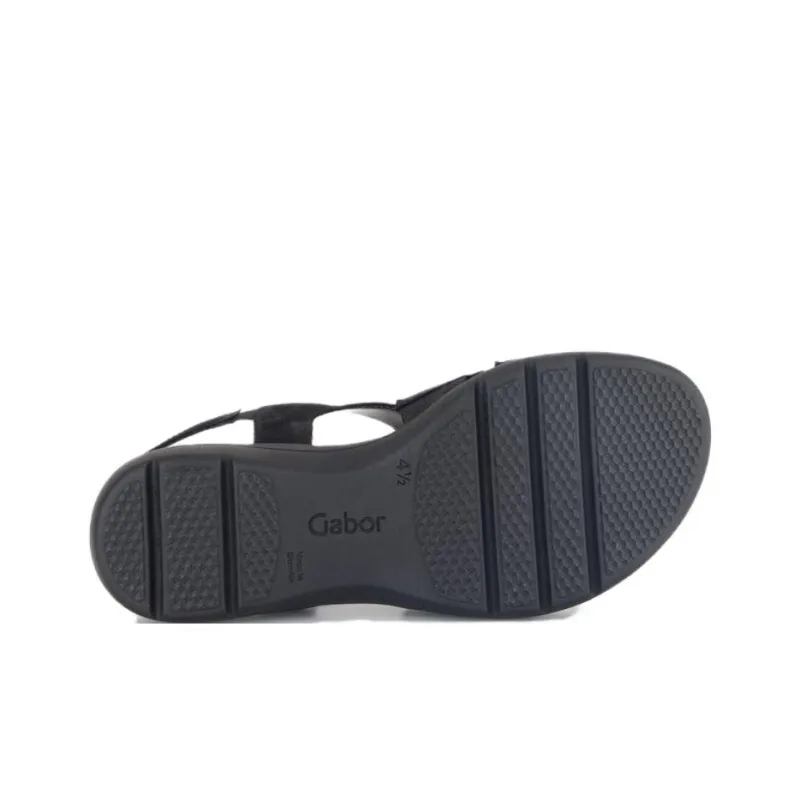 Gabor Fashion Beach Sandals Women's Black-5
